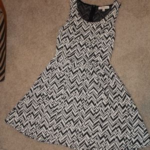 Black and White Cocktail Dress